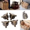 10pcs Rustproof Metal Edge Guard Covers Bronze Color Corner Guards  Furniture Supplies