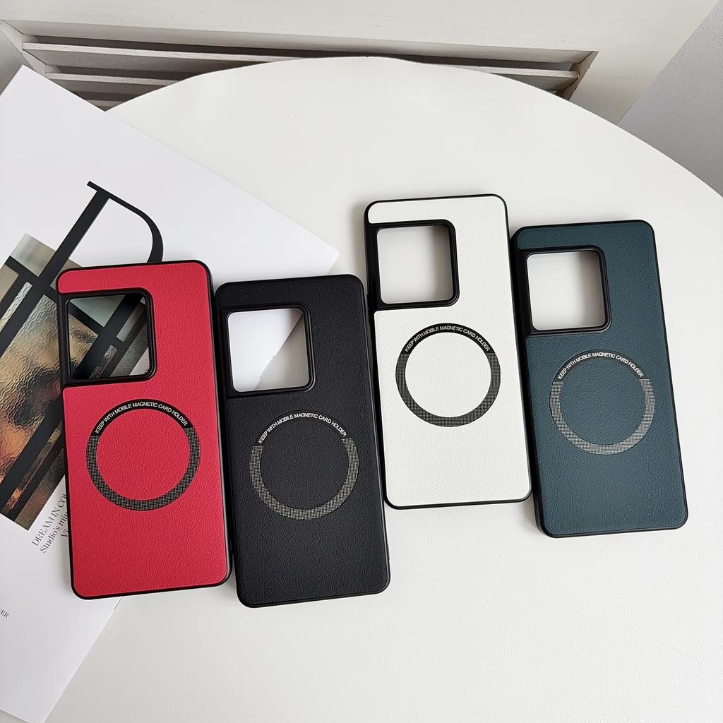 For Sony Xperia 1 VIII Case Stylish Vegan Leather Textured Magnetic Anti-Slip Shockproof Cover For Sony Xperia 1 VIII Funda