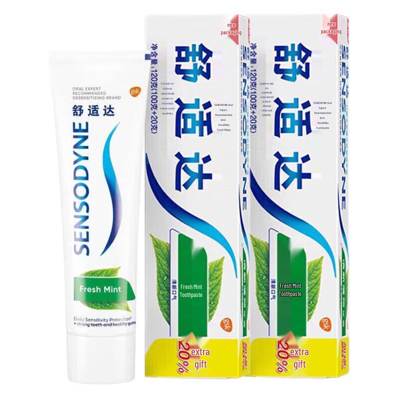 

Sensodyne Fresh Mint Sensitive Toothpaste Value Pack