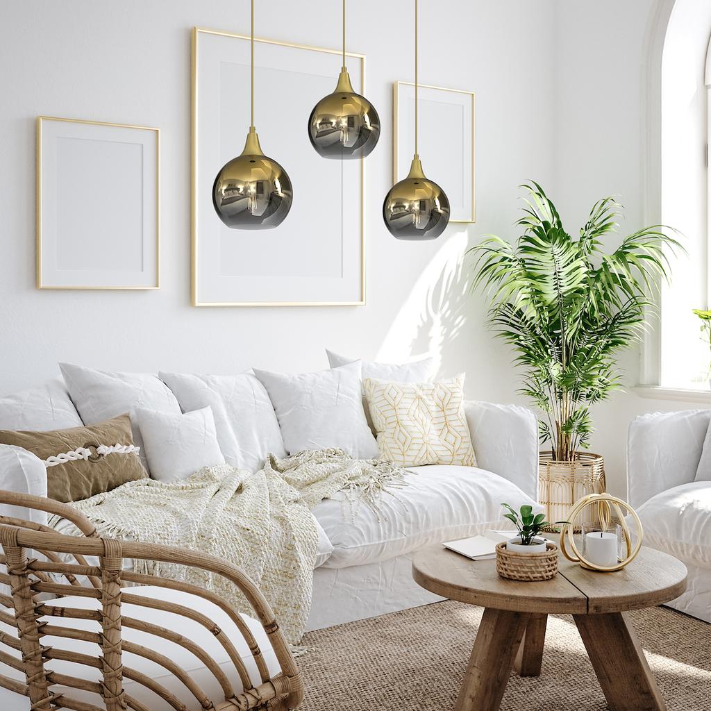Monte Gold Hanging Lamp 3Xe27