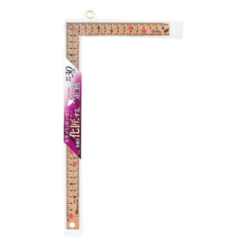 Niigata Seiki (Niigataseiki) Golden Eagle Golden Curved Ruler, Thick and Wide, 30cm, PGMT-30CKD