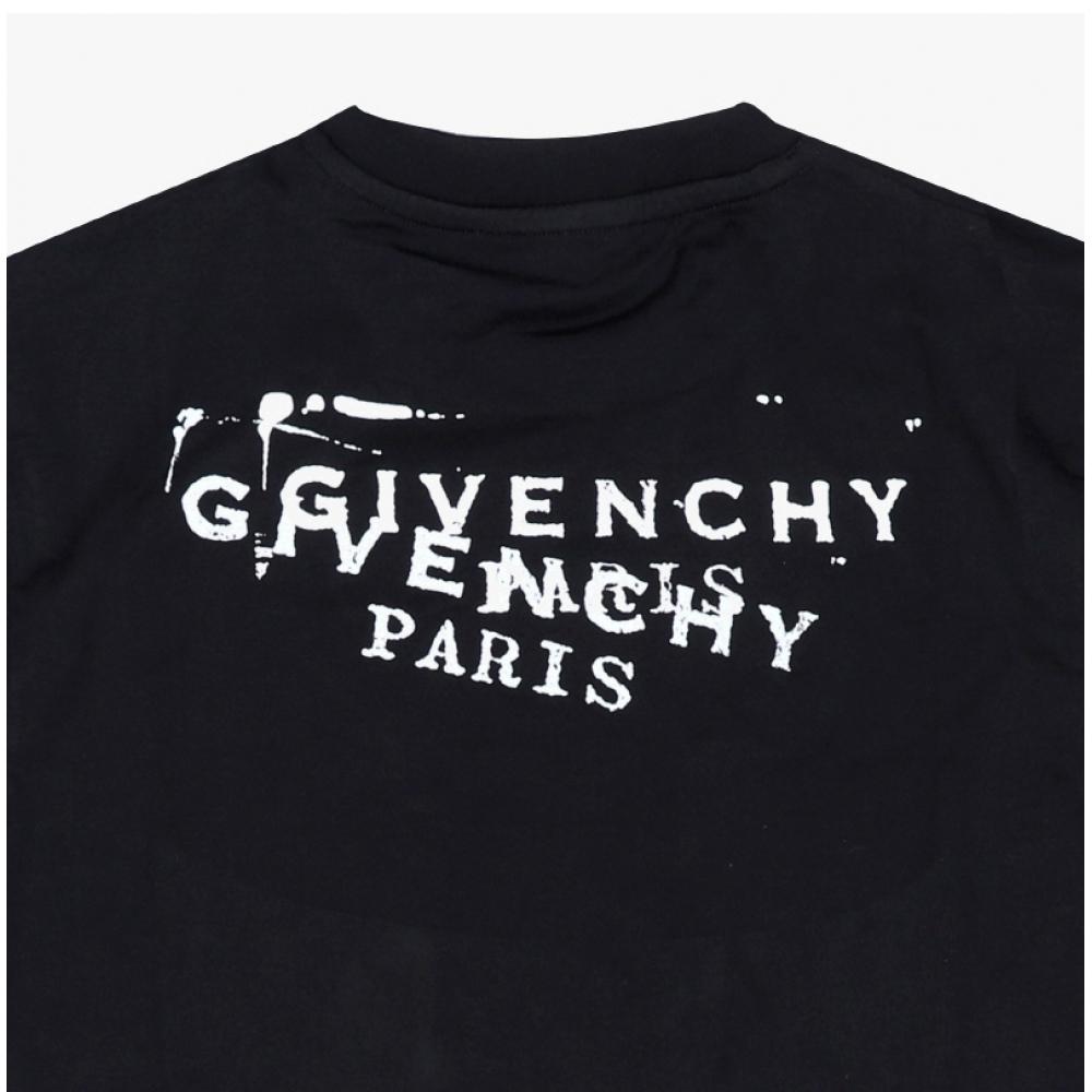 Givenchy Men ShorT Sleeve T shirT sTamp Logo Bm71nk3ysa 001