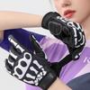 1 Pair Skeleton Design Cycling Gloves Breathable Touchscreen Gloves  Cycling Sports