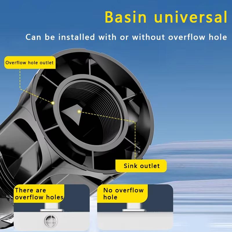 Flexible Drainage Outlet Pipe Heavy Duty PVC Material for Kitchen Bathroom Vanity Restroom Sinks
