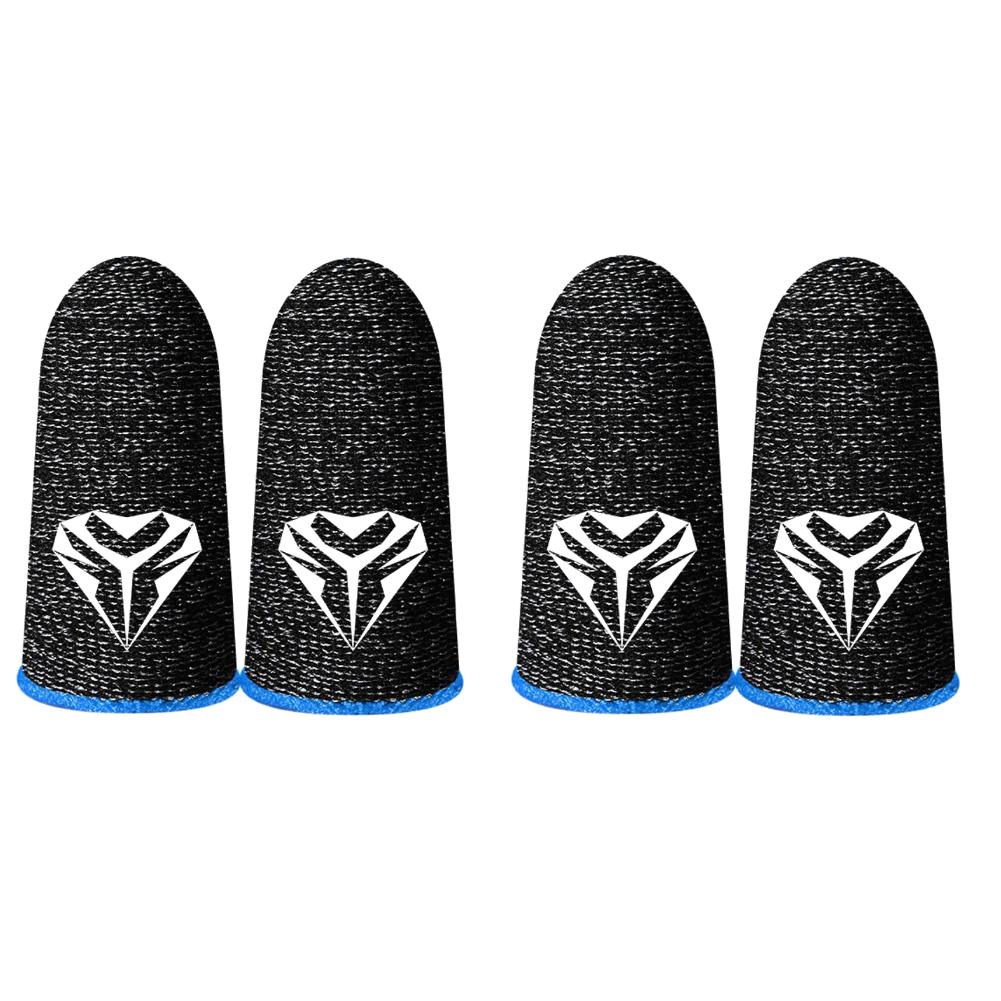 4pcs/2pcs Mobile Game Controller Fingertip Gloves Phone Game Fingertip Cover Anti-Sweat Finger Sleeve for PUBG