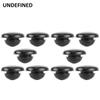 Motocross Accessories 10pcs Black Rubber Insert Pads Skidproof For Harley Touring 1986-2018 Cut Floorboards UNDEFINED