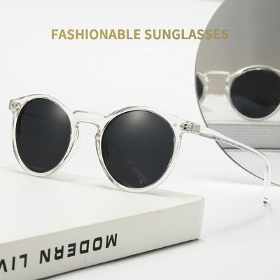 Modische Sonnenbrille Weicher Transparenter Farbrahmen Klare Gläser Sonnenbrillen Klassische Vintage Sonnenbrillen Für Männer & Frauen