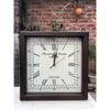 Wooden Antique Square Wall Clock 12 Inch Nautical For Office Home Decoration
