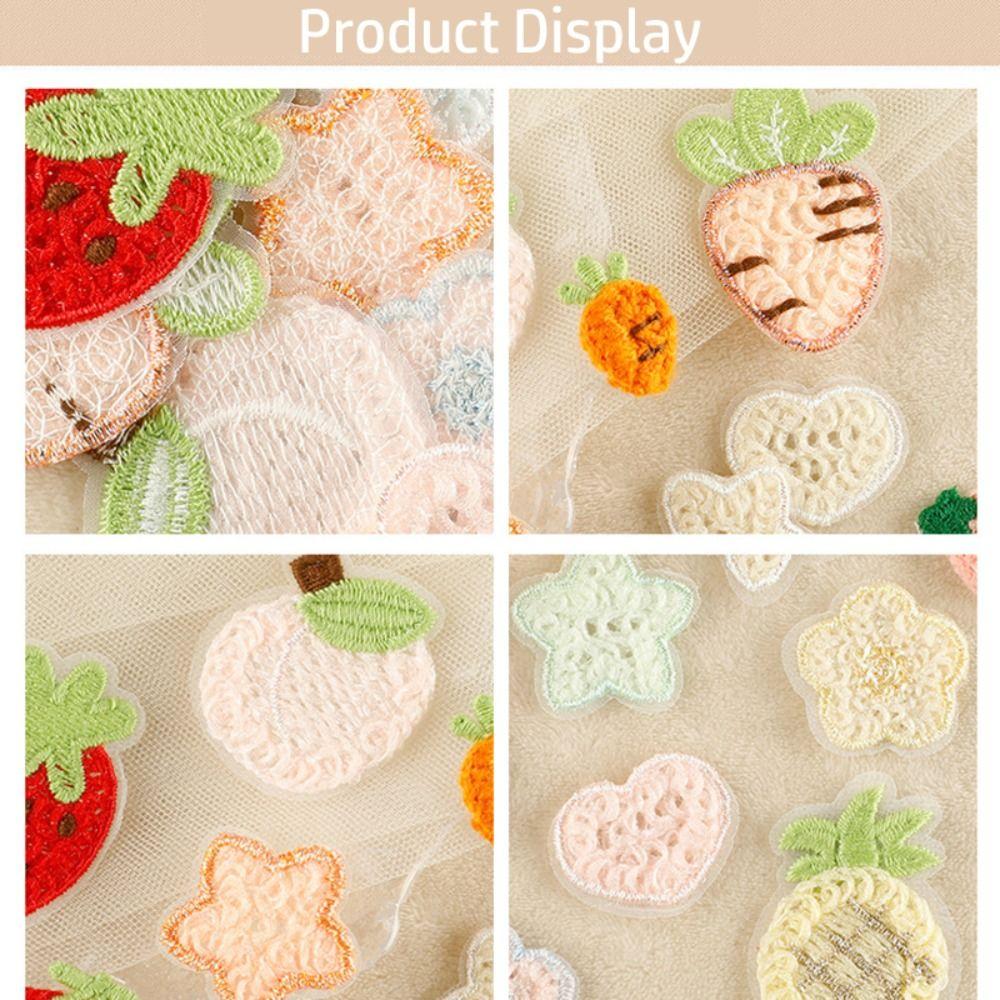 Sew-on Clothing Patches Special-shaped Embroidered Fabric Patch DIY Apparel Applique