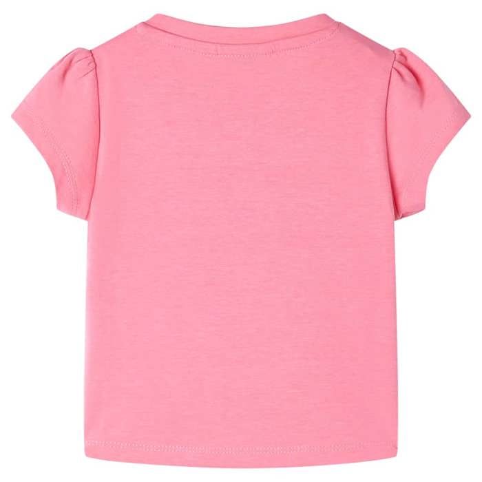 T-shirt pour enfants rose fluo vif 92/104/116/128/140