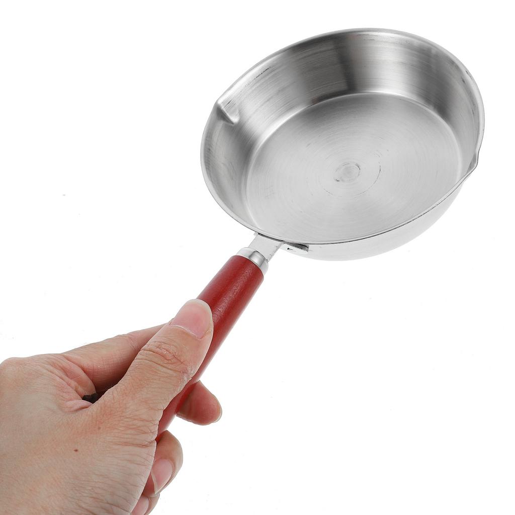 Miniäggpanna 1 st Non-stick Stekpanna för Fruktsmörgåsar Ägg Omeletter Bärbar Liten Kastrull för Gas Keramik Riskokare