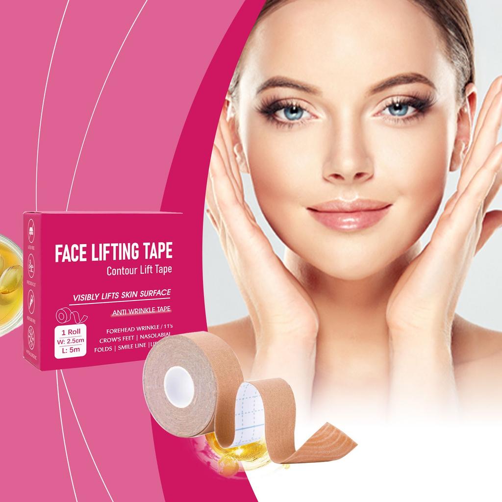 Facial Wrinkle Lifting Tape With Lifting, Firming, Thinning, And Low Sensitivity Design Suitable For Multiple Parts Of The Face
