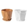 Nordic Imitation Ceramic Plastic Succulent Pots - Durable, Thickened, Large & Small Sizes for Effective Root Control