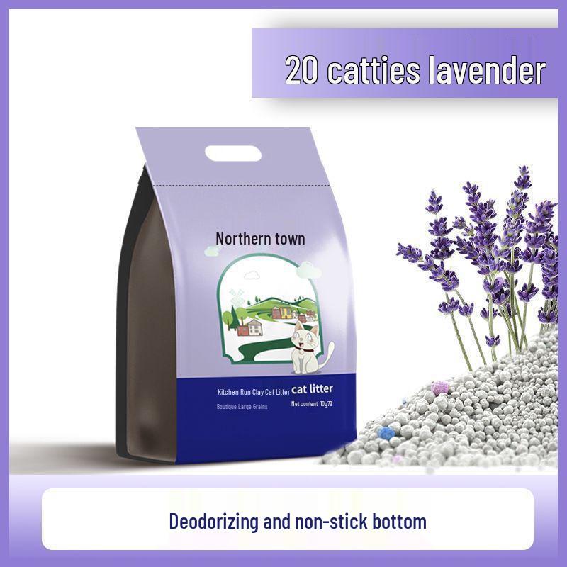Bentonite Cat Litter, Low Dust, Deodorizing, Large Particle, 10kg/40lb Pack
