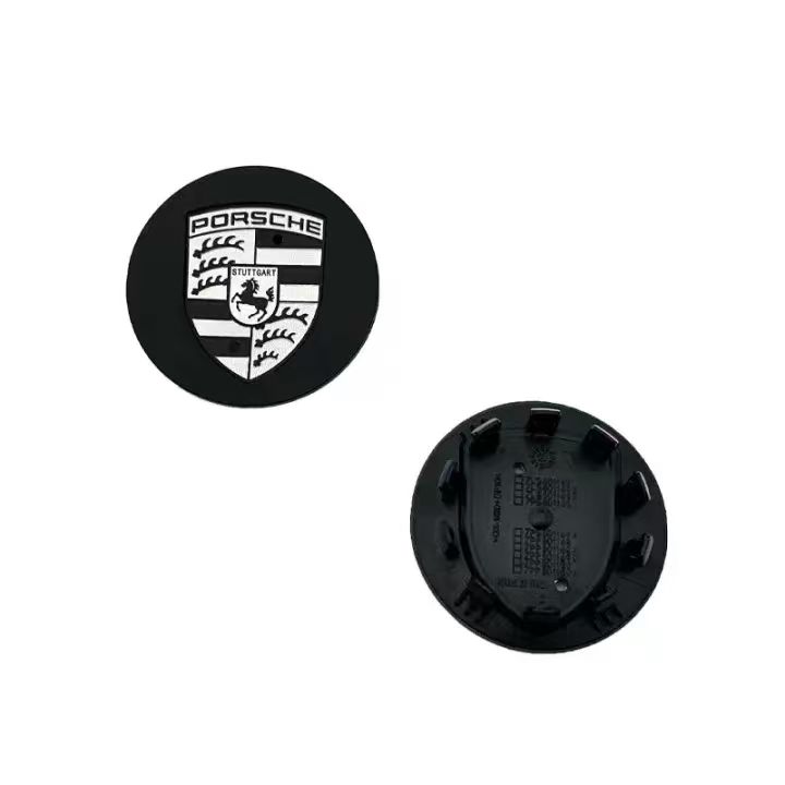 4 Pieces of 76mm 65mm Porsche Wheel Hub Replacement Center Cover Modification Accessories, Suitable for Porsche Panamera Cayenne