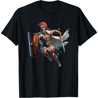 Empire Romain Rome Gladiateur Centurion Légion Soldat Guerrier T-Shirt