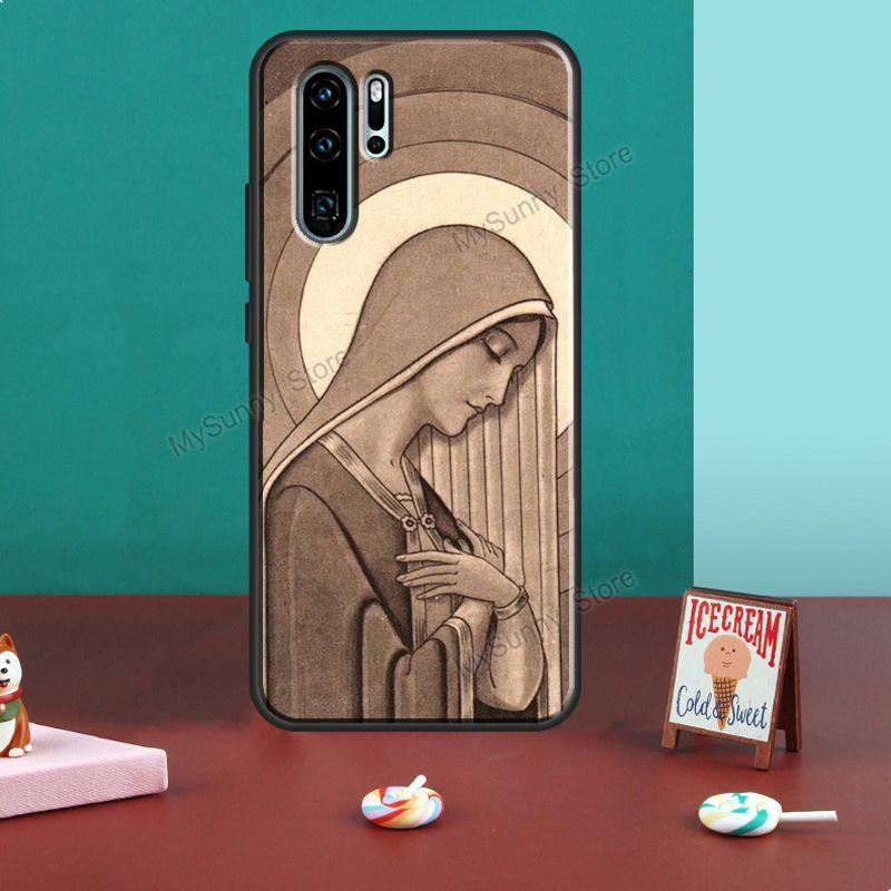 Holy Mother Virgin Mary Christian Case For Huawei P30 P40 P20 Pro Mate 20 10 Lite Honor 50 10i 20 9 8X P Smart 2019 Z Nova 5T