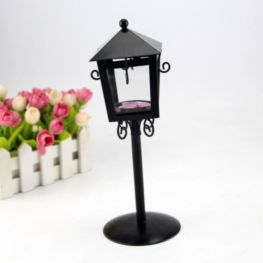 Simple Romantic Candlestick Classical Candle Lantern Modern Vintage Candle Holder  Living Room