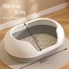 Giant Upgraded Semi-Enclosed Extra-Large Cat Litter Box Capsule