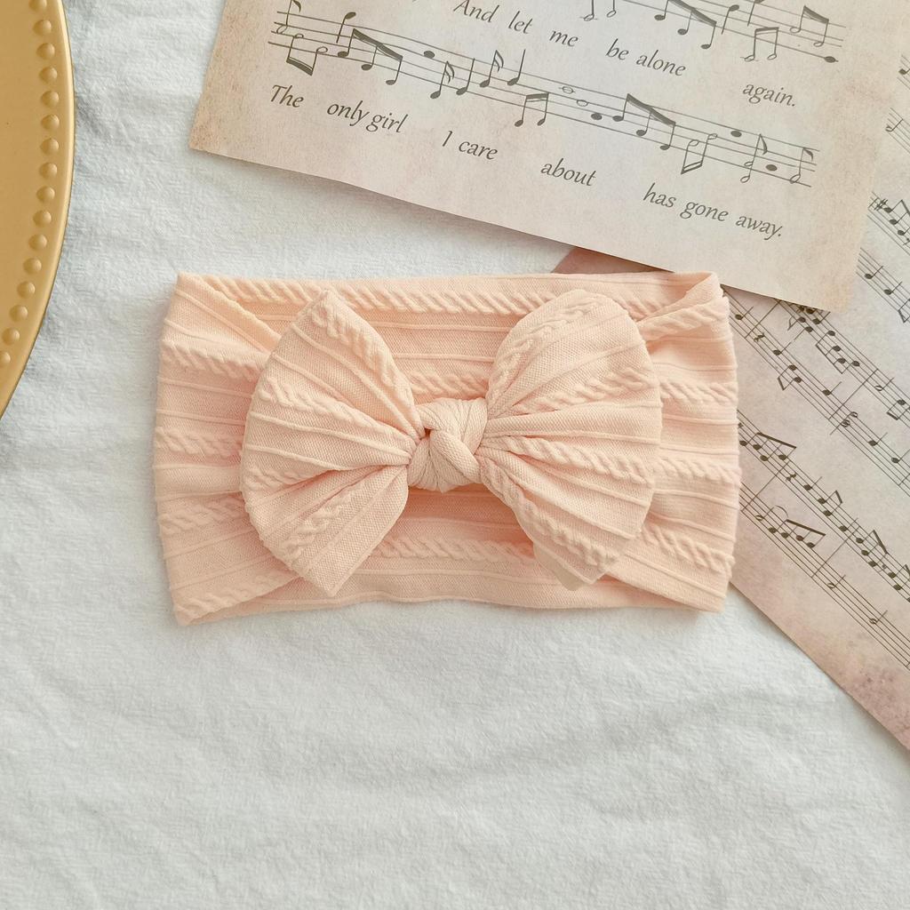 European & American Elastic Nylon Bow Baby Headband Hair Accessories