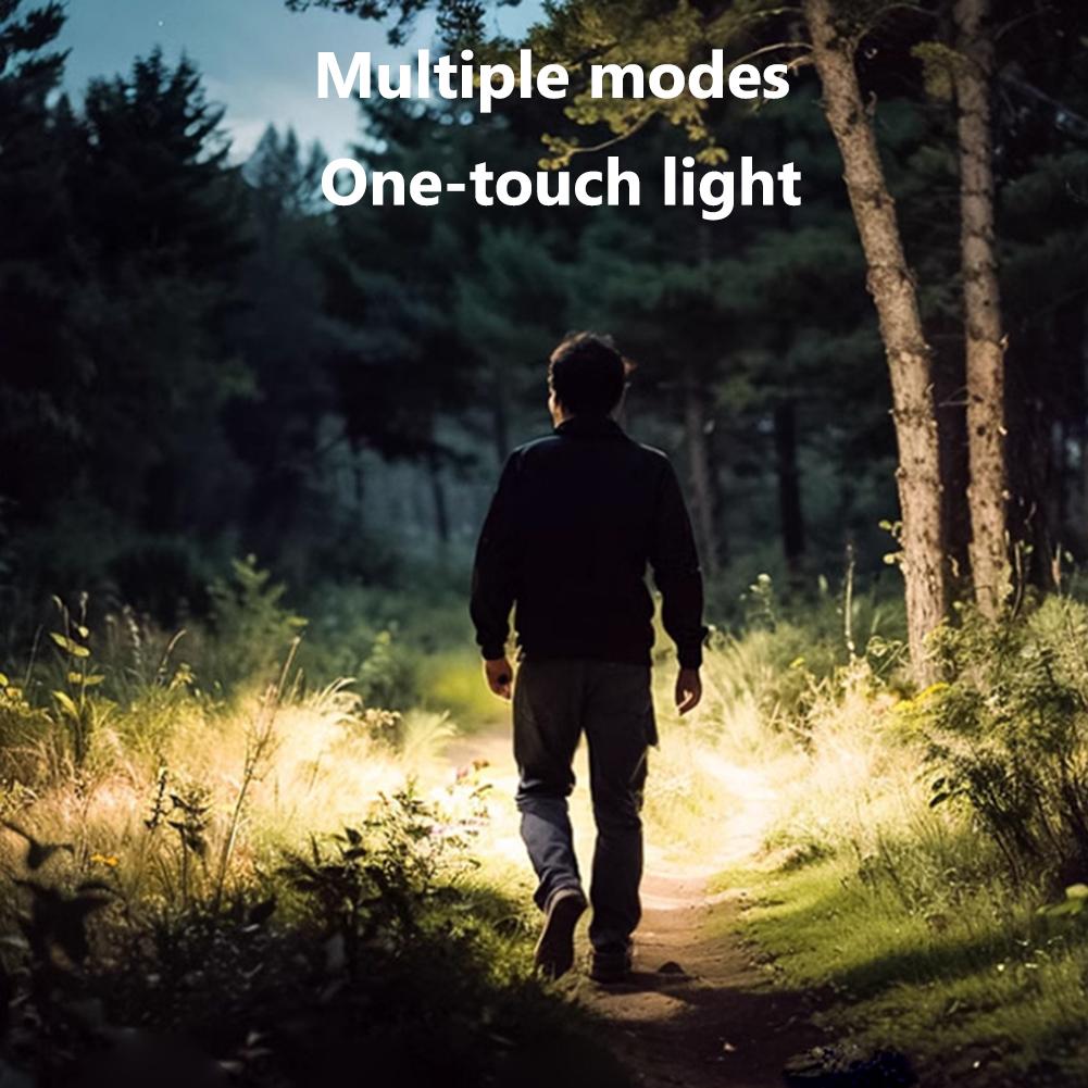 COB Camping Lamp Keychain Light Keychain Flashlight Small Keychain Light Pocket Flashlight for Camping Hiking & Emergency