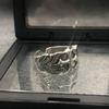 Adjustable Open Ring Men Women Vintage Cross Geometric Sterling Finger Retro Style