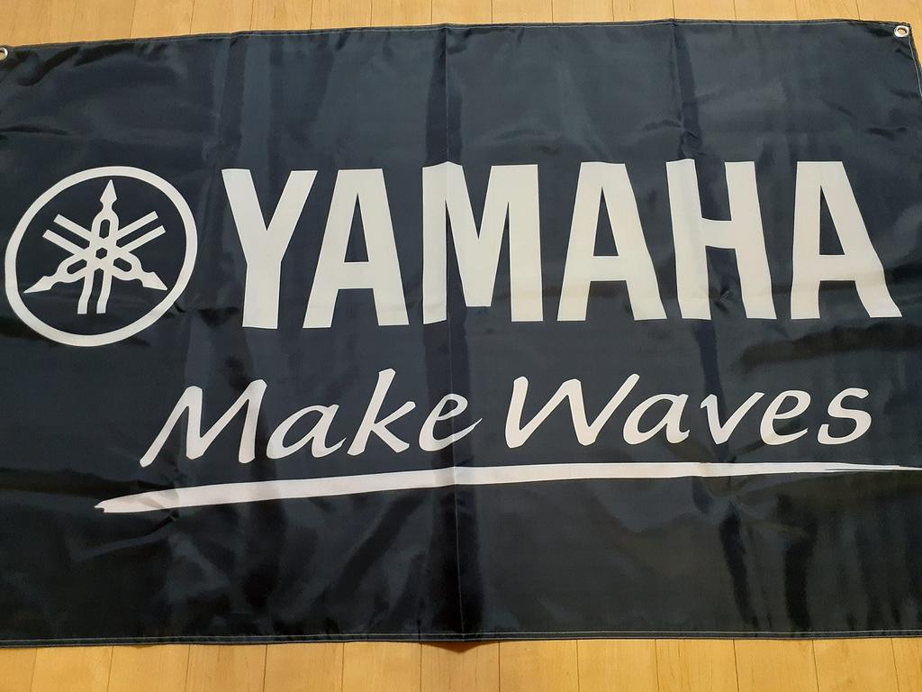 Yamaha Black" Extra Large Flag/Banner, Approximately 150cm X 90cm, Perfect for Decorating Your Room or Garage! American Goods & Car Racing