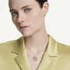 Swarovski Rose Gold Tone Round Pendant Necklace 5764188