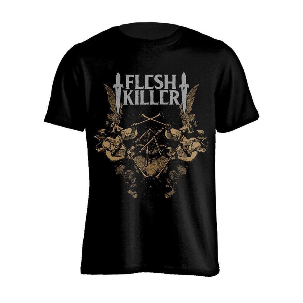 Футболка унисекс с логотипом Fleshkiller Band S чёрный