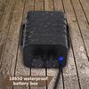 Bike Battery Pack Box, Water Proof  7 Function Battery Case Box 8.4V   USB Output, Charging Phone, for   Lamp