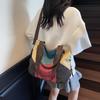 Canvas Bag Women's Bag New Fashion Casual Shoulder Bag Large Capacity Versatile Portable Messenger Tote Bag