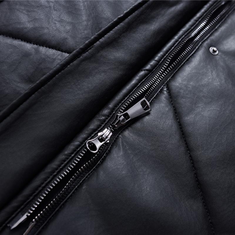 Woman Leather Jacket Winter Long Parkas Hooded Elegant Thick Warm Female Faux Sheepskin Coats