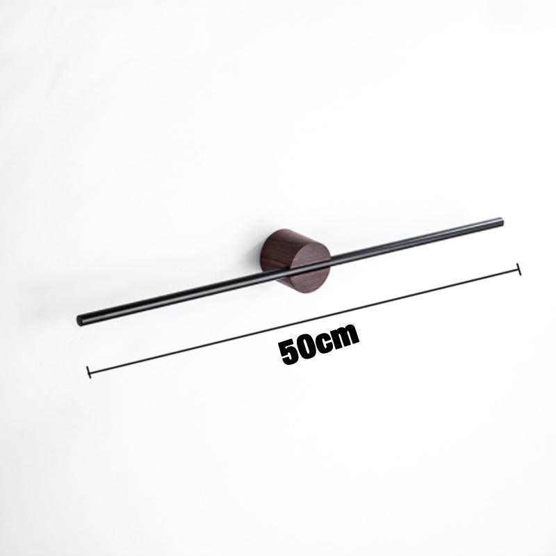 Towel Bar for Bathroom Kitchen Wall Hanger Black White Wood Gold Bath Towel Holder Rack Shelf Storage Space Aluminum 40 50cm