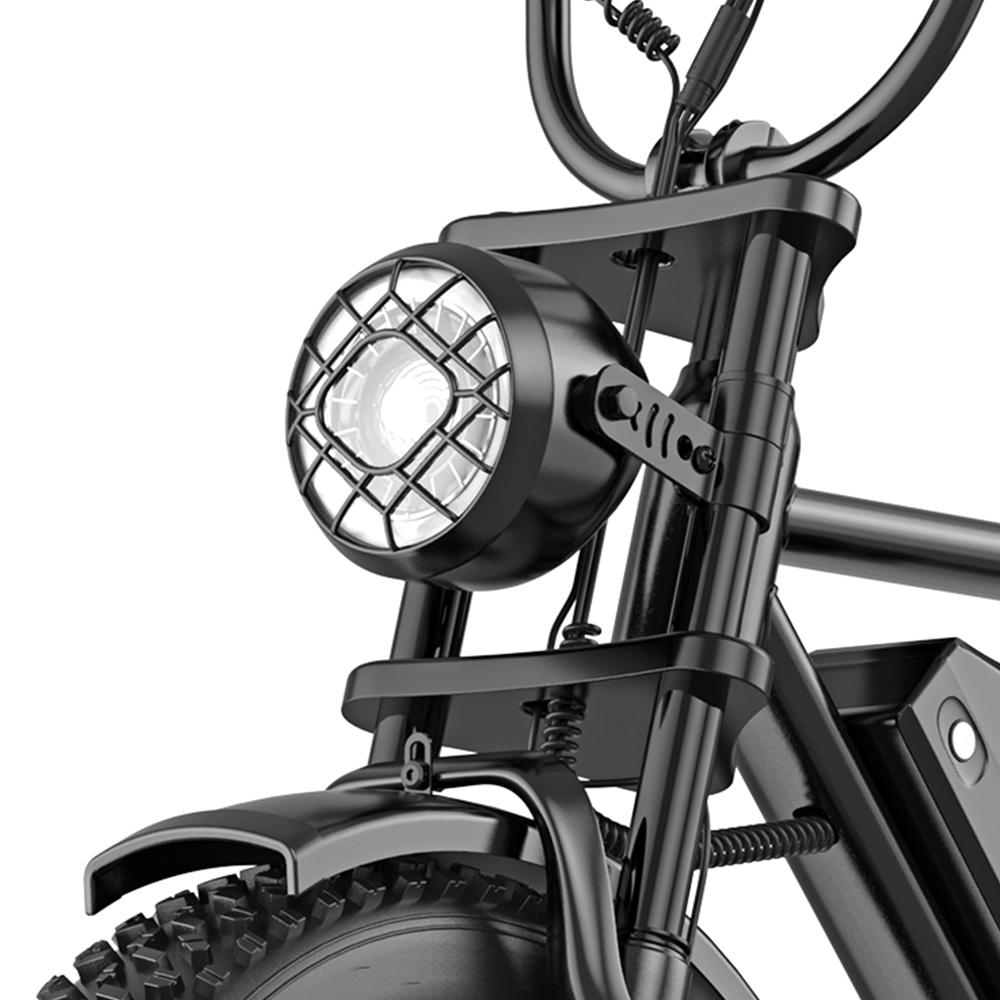 HEADEER BK20 Bicicleta Elétrica para Adultos Bateria 48V20AH Motor 750W Bicicleta Elétrica Carga 150KG Autonomia 80KM Pneus Largos 20 Polegadas E-Mountain Bike para Off-Road
