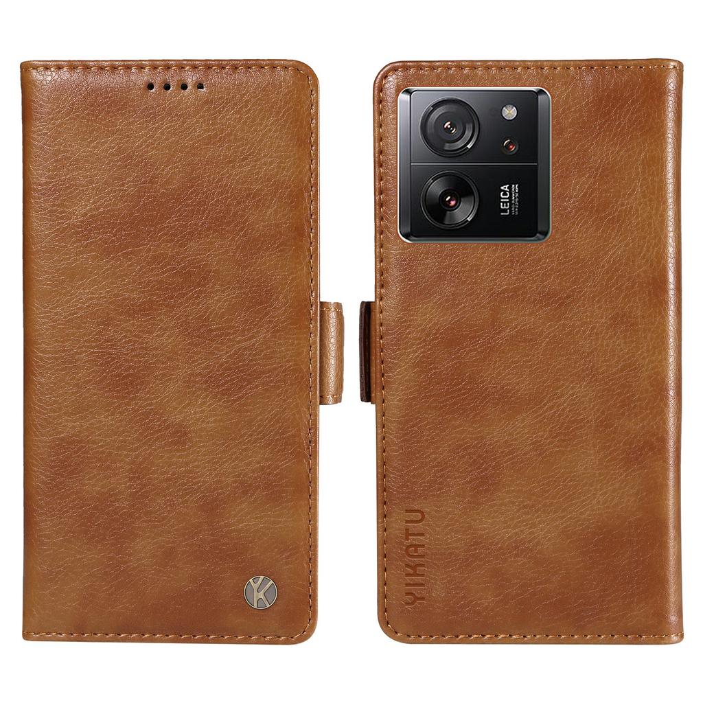 YIKATU YK-007 For Xiaomi 13T/13T Pro/Redmi K60 Ultra Case PU Leather Wallet Flip Phone Cover