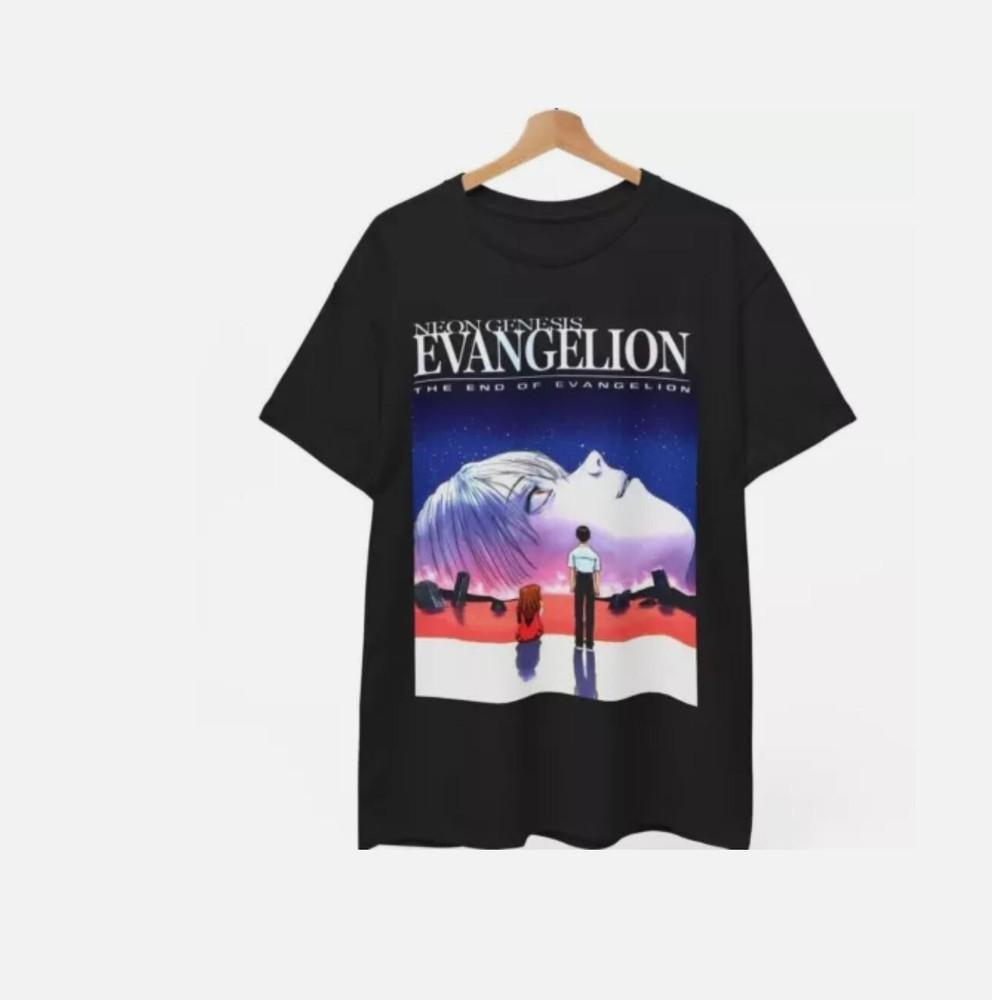 Neon Genesis Evangelion Shirt End of Evangelion shirt Dark Anime Gothic shirt Unisex T-Shirt XXL