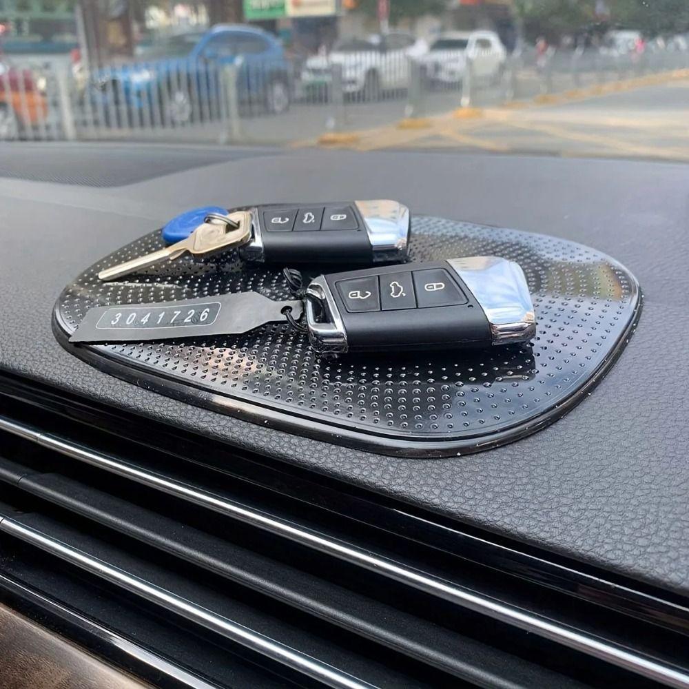 Silikon Skyvesikker Pad Anti-Slip Oppbevaringsmatte Ny Mobiltelefonholder