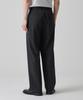 MUSINSA STANDARD Reverse Two-Tuck Semi-Balloon Hidden Banding Slacks [Dark Gray]
