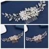 Zinc Zinc Alloy Bridal Headpiece Flower Toothed Insert Comb Gift Pearl Hair Combs  Bridesmaid