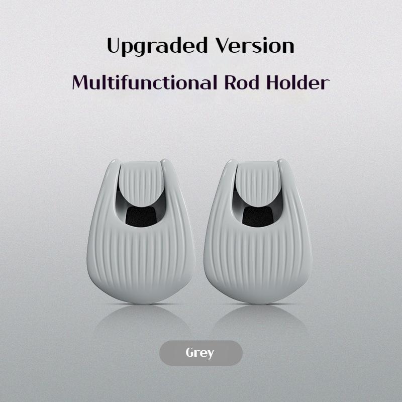 

Многоцелевой инструмент для ловли на приманку, многофункциональное устройство для обвязки удилища, зажим для обвязки удилища, рукав и фиксатор для защиты удилища для ловли с плота, удилища для рок-фишинга 2PCS серый