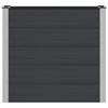 Raised Garden Bed Black 100 X 50 X 91 Cm