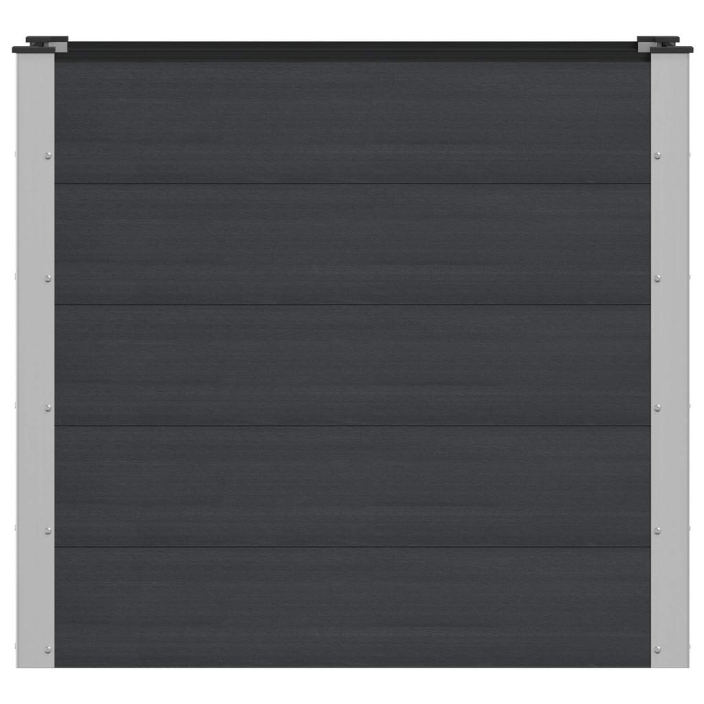 Raised Garden Bed Black 100 X 50 X 91 Cm