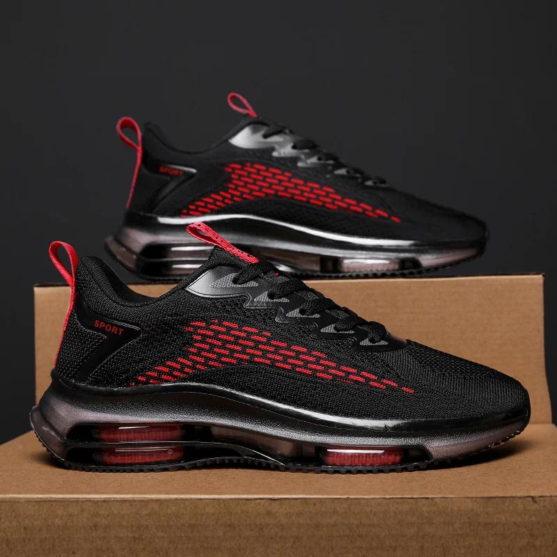 LATV Spring and Autumn New Men's Casual Running Shoes Lightweight Mesh Casual Shoes Anti-Slip Shock Absorbing Sports Shoe