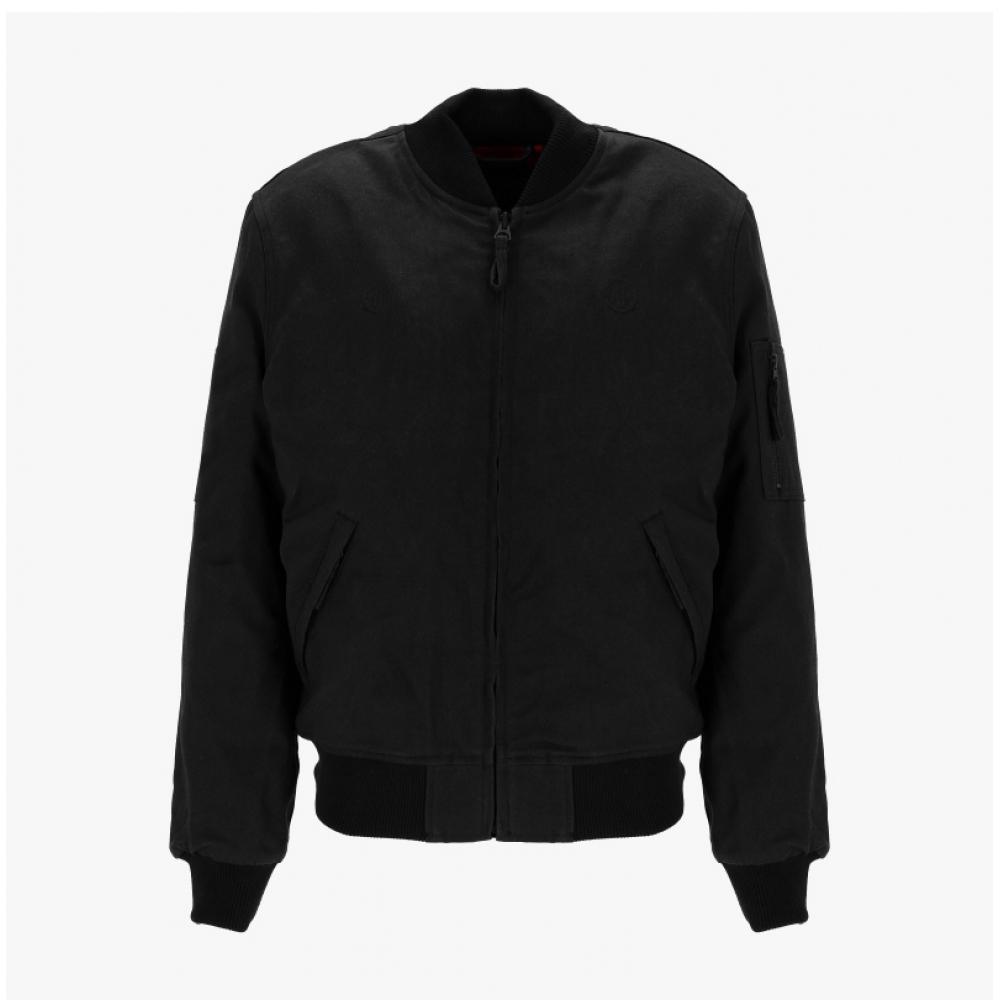 DeuS X Makina Dmf246594 Nero Amico dei Cavalieri Amico dei Cavalieri Bomber Giacca da Uomo