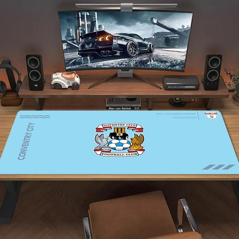 Coventry City Color Mouse Pad Large Gaming Table Cushion Non-slip Laptop Tablet Big Mousepad XXL Mat Mini PC Playmat With Lock Edge