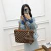 2024 Retro Plaid Women's Two-Piece Large Capacity Handbag Set