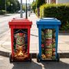 PVC Stickers Self-adhesive Decorative Stickers Decals for Trash Decoration Totem 820x380mm