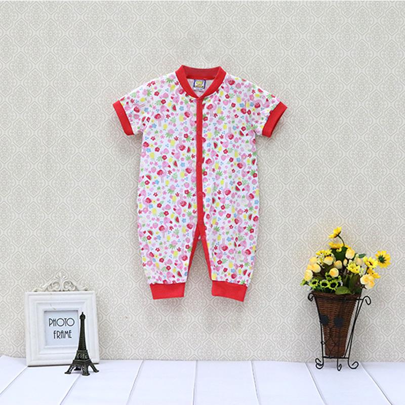 Newborn Boy Girl  Infant Clothing Cotton Button Short Sleeve Rompers Winter Spring One Piece Kid Long Sleeve Kidswear Aapparel