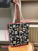 Large Capacity Canvas Tote: Simple, Stylish Commuter Bag for Female Students with Letter Print