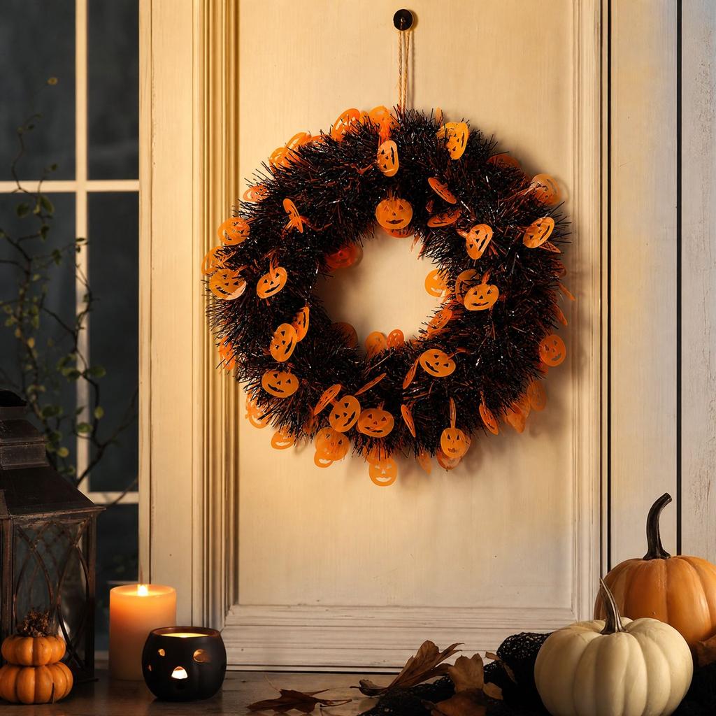Pumpkin Garland, Halloween Door Decoration, Decorative Pendant